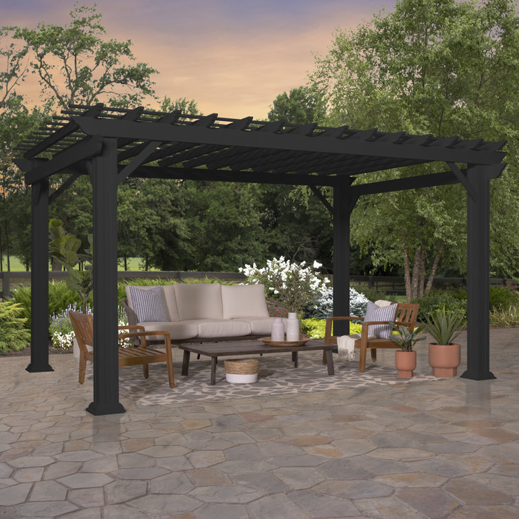 Backyard Discovery Traditional Steel Pergola & Reviews Wayfair